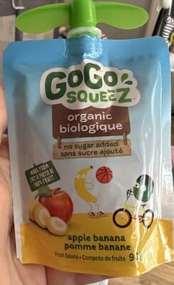 Organic Variety Pack (Apple Apple/Apple Strawberry/Apple Banana/Apple Peach) Fruit Sauce
