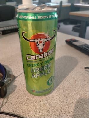 Energy drink green apple